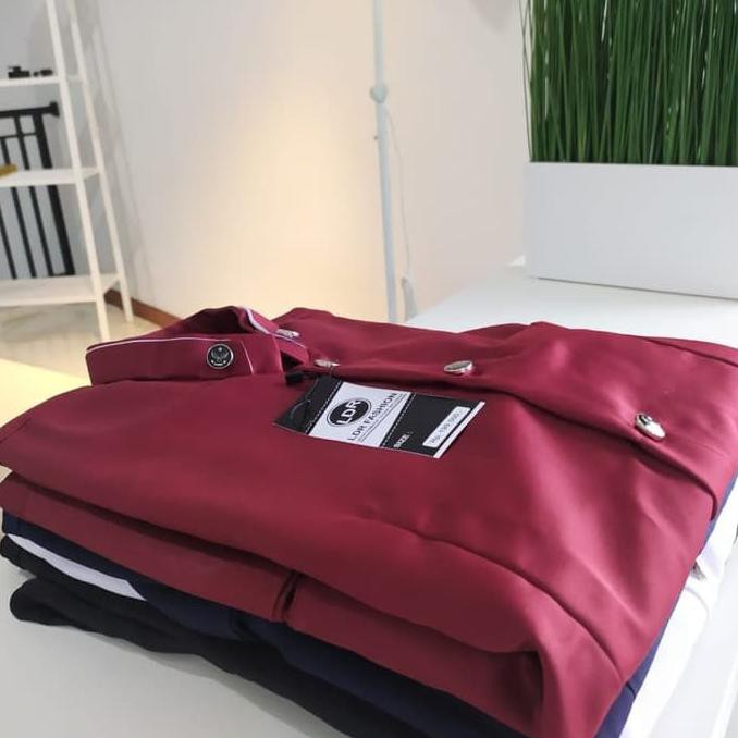 SELAMAT BELANJA DI TOKO KAMI BAJU KOKO PRIA JASKO JAS KOKO POLOS HITAM - NAVY, XXL TERIMAKASIH ATAS