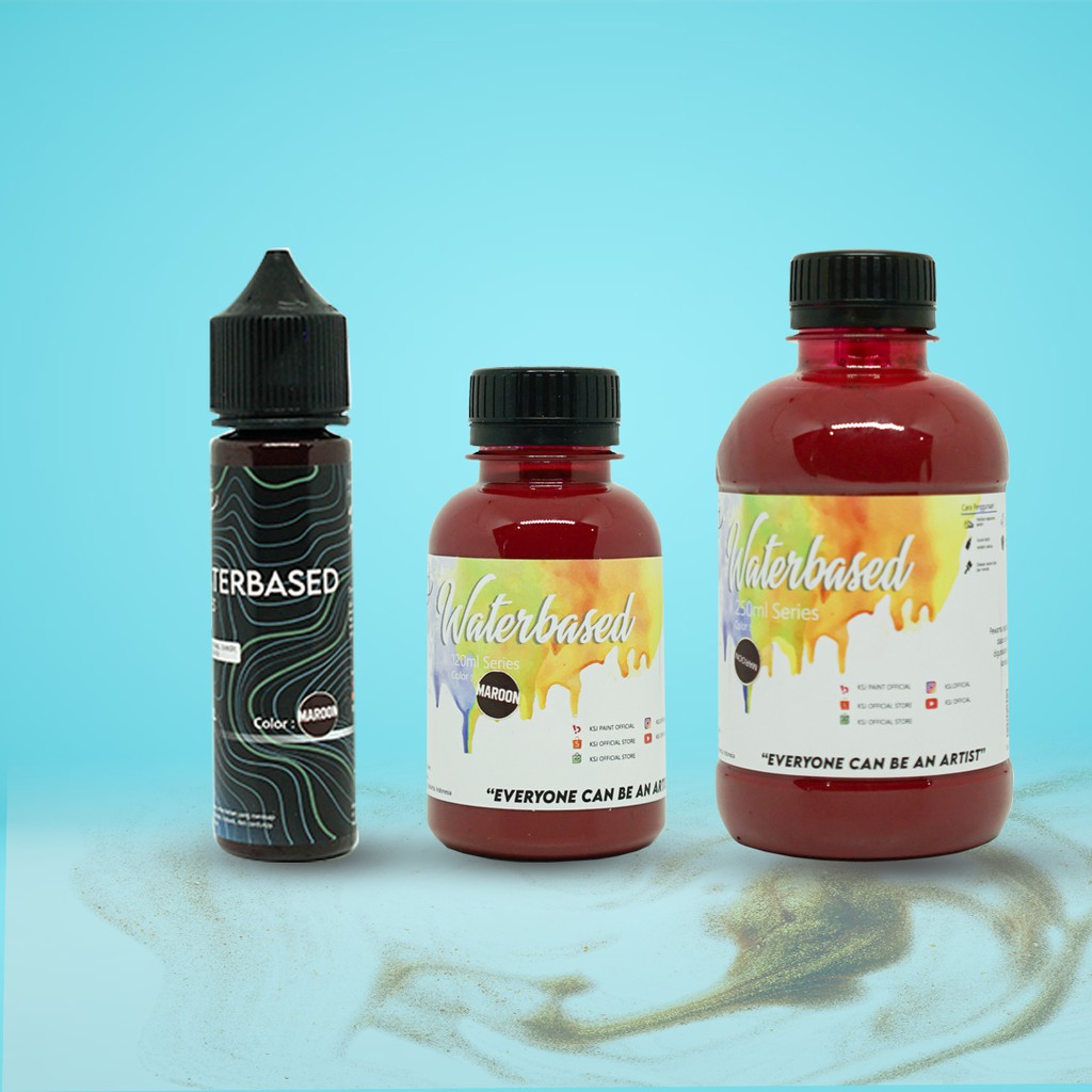 Cat Sepatu KSJ Canvas X Suede Waterbased ( Pelengkap Pembersih Sepatu / Shoe Cleaner )-MAROON