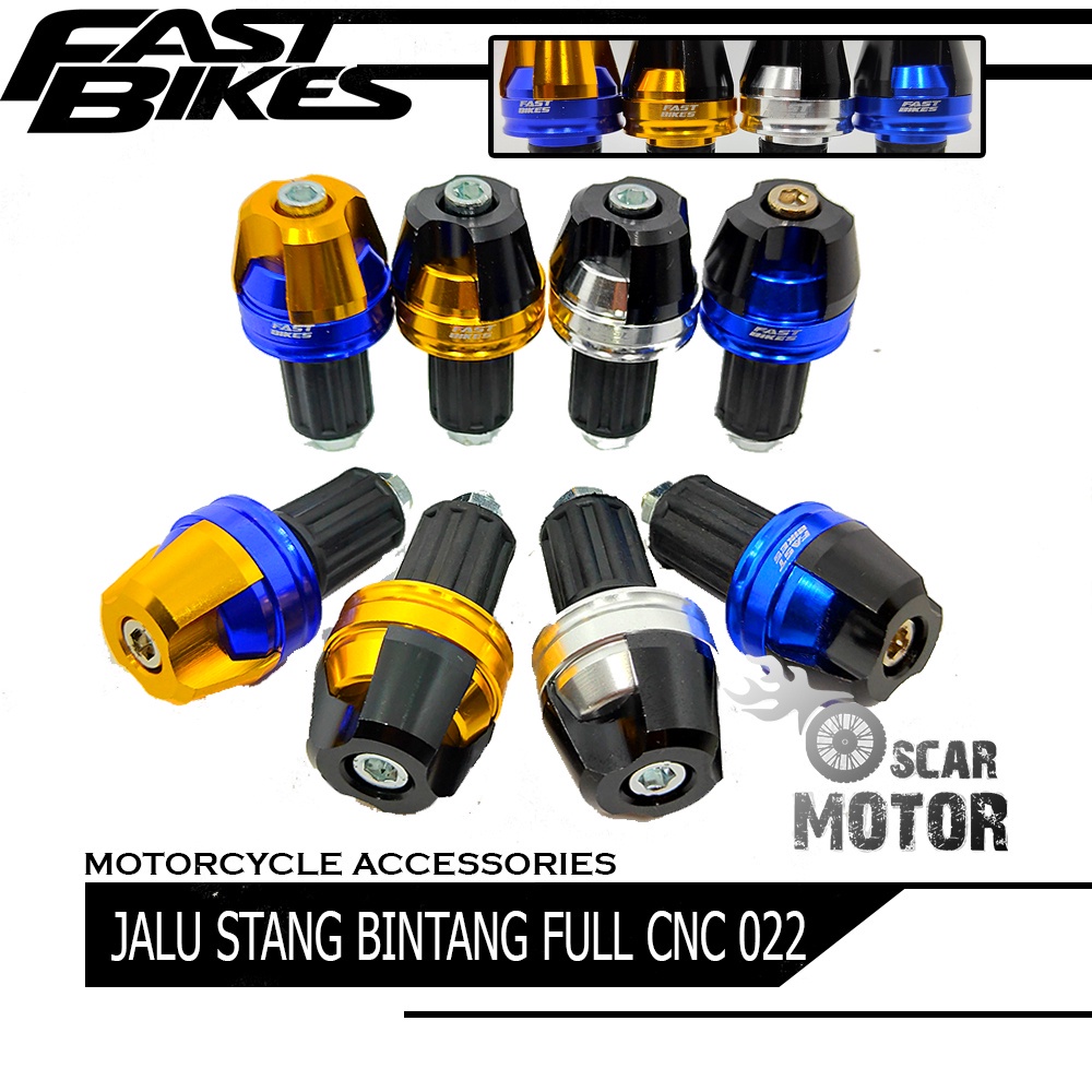 JALU STANG 2TONE 022 CNC FASTBIKES UNIVERSAL HONDA YAMAHA NMAX XMAX motor motor