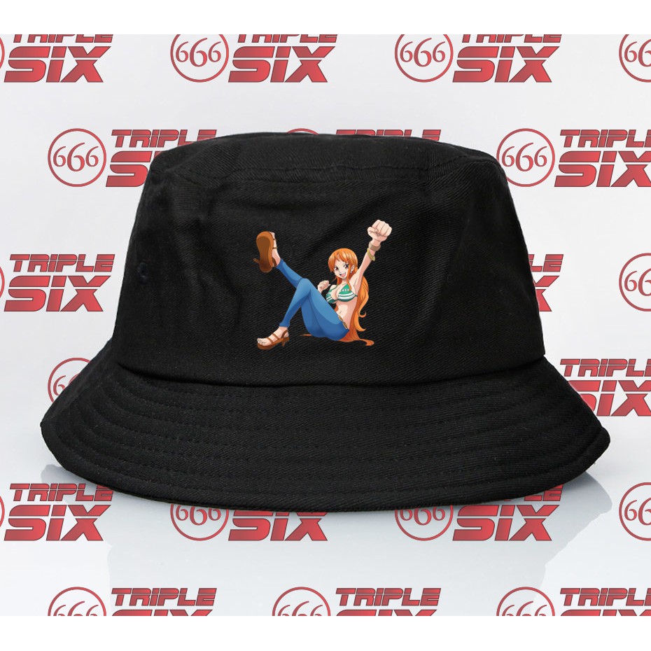 Topi Bucket Anime Nami One Piece Waifu