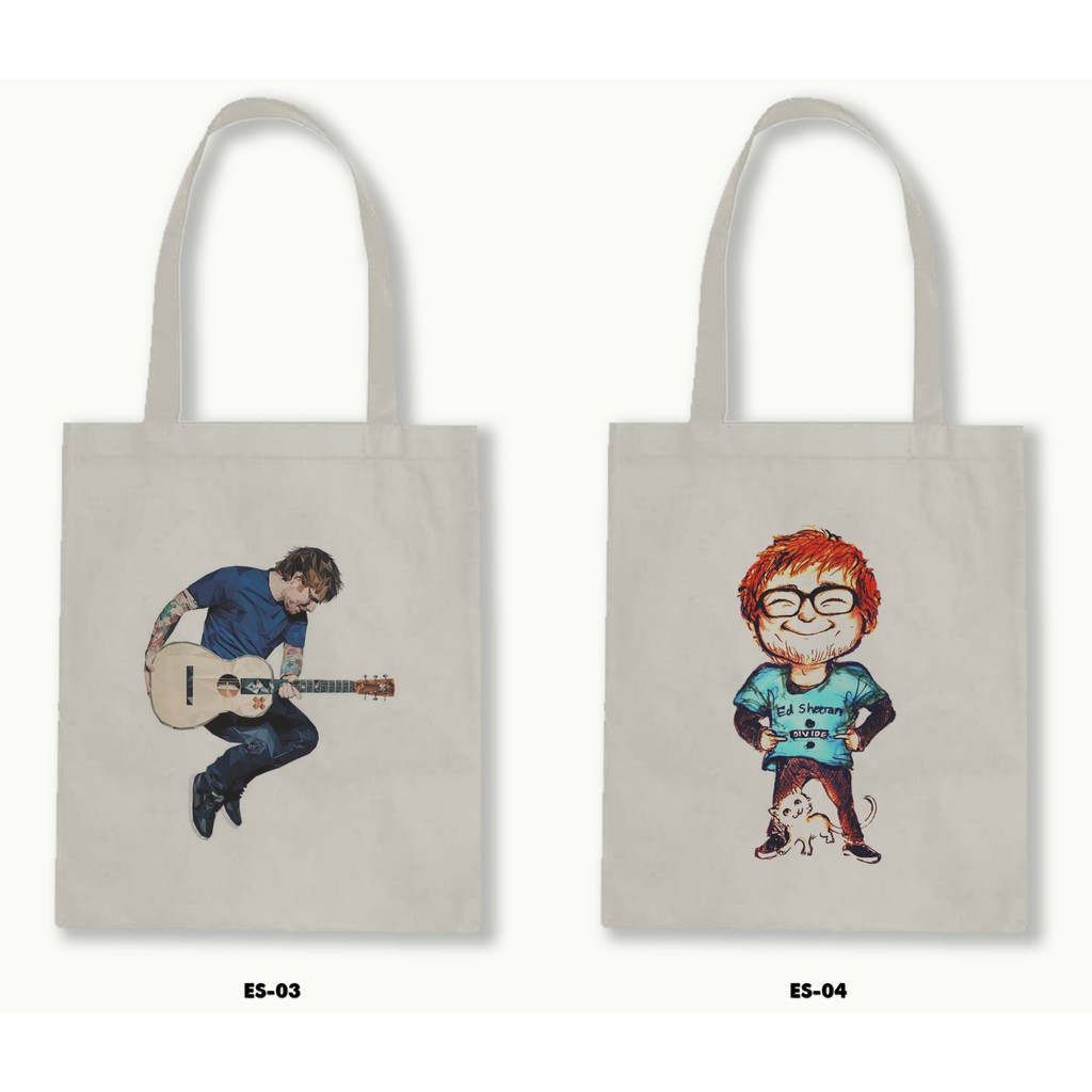 TOTE BAG BLACU - ED SHEERAN