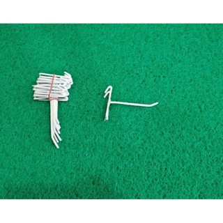 Hook cantolan ram kawat coating putih 10 cm tebal Hook cantolan ram kawat coating putih 10 cm tebal