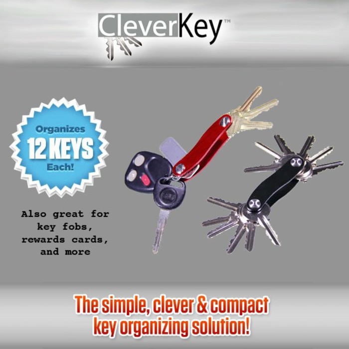 Alat Simpan Kunci Agar Rapih / Clever Key Smart Key Holder Organizer Key Simple As On TV