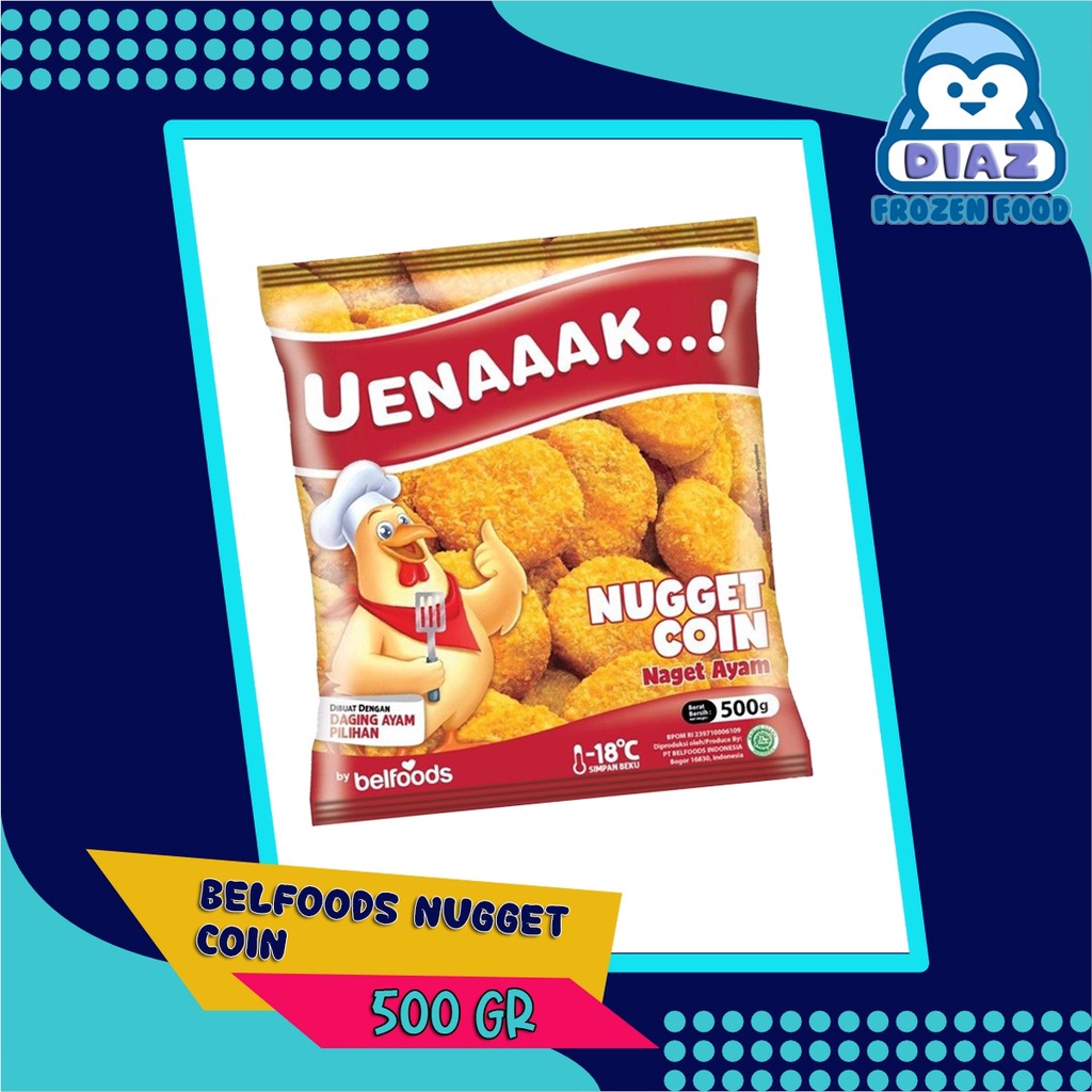 

nugget belfoods coin/stik 500gr