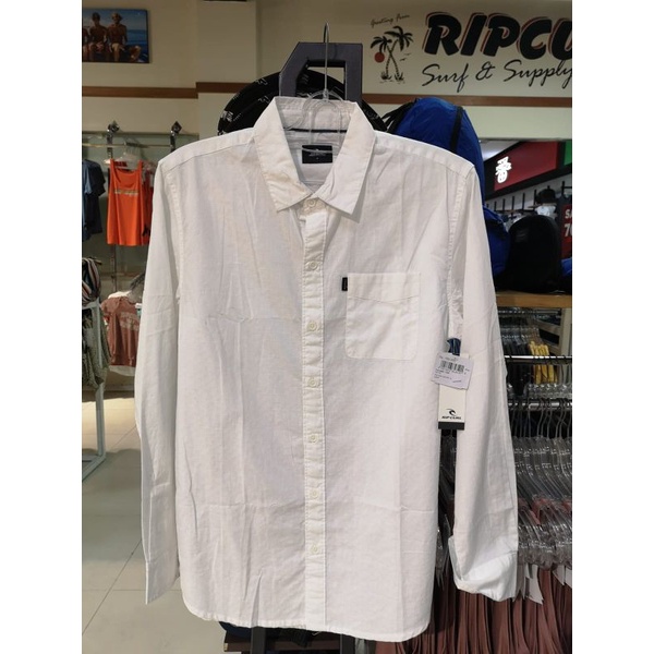 Kemeja Lengan Panjang Polos Ripcurl Original Sale