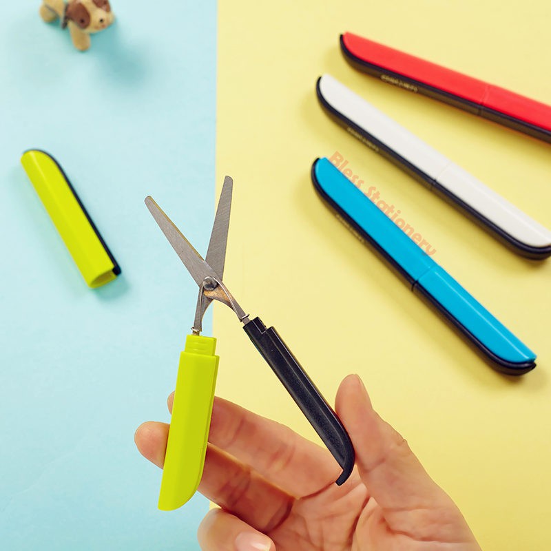 

RB Deli Gunting Portabel gunting kecil gunting mini gunting lipat Portable Scissors