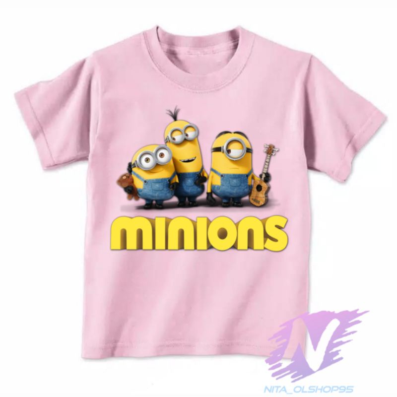 kaos anak Minions baju kartun anak