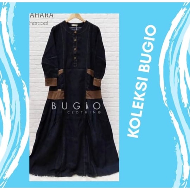 Bugio gamis denim