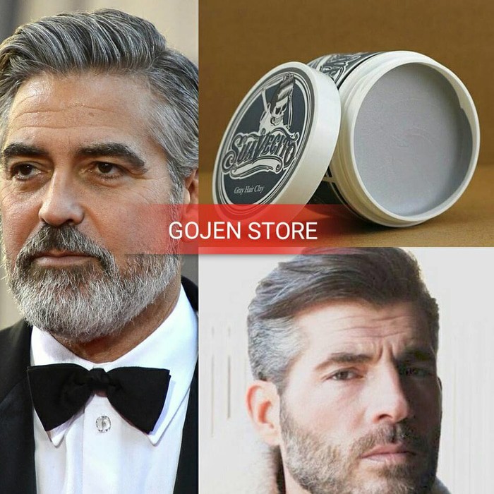 READY STOCK - SUAVECITO WAX RAMBUT WARNA ABU ABU GREY SILVER POMADE GEL CLAY STYLING RAMBUT