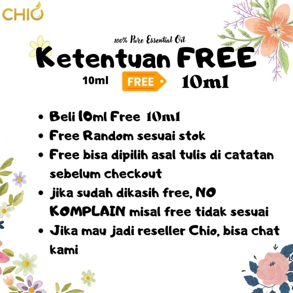 BUY 1 GET 1  CHIO STRESS HEALING ESSENSIAL OIL