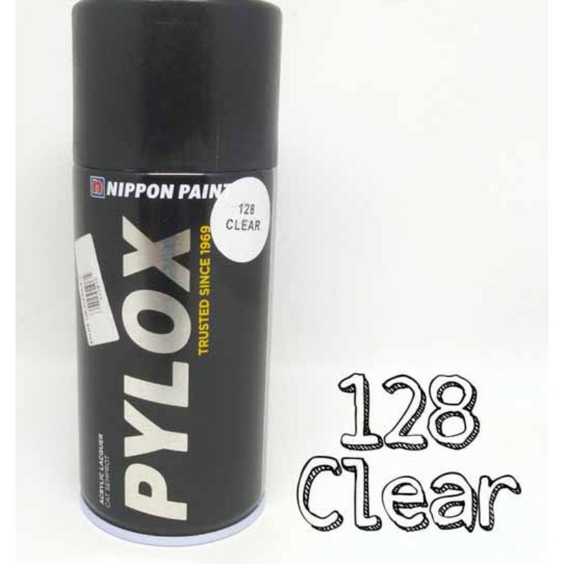 Cat Semprot Pylox / Pilox / Cat Spray Besi 128 7Clear / Matt Clear 128A 300 CC