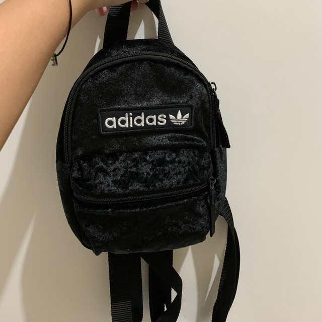 velvet adidas backpack