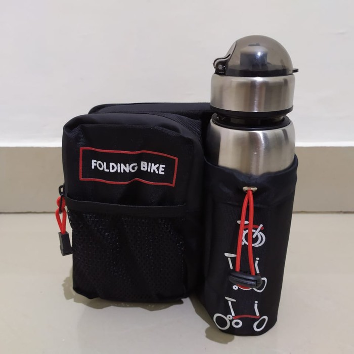 Tas Handlebar Sepeda Lipat Selempang seli stang stir