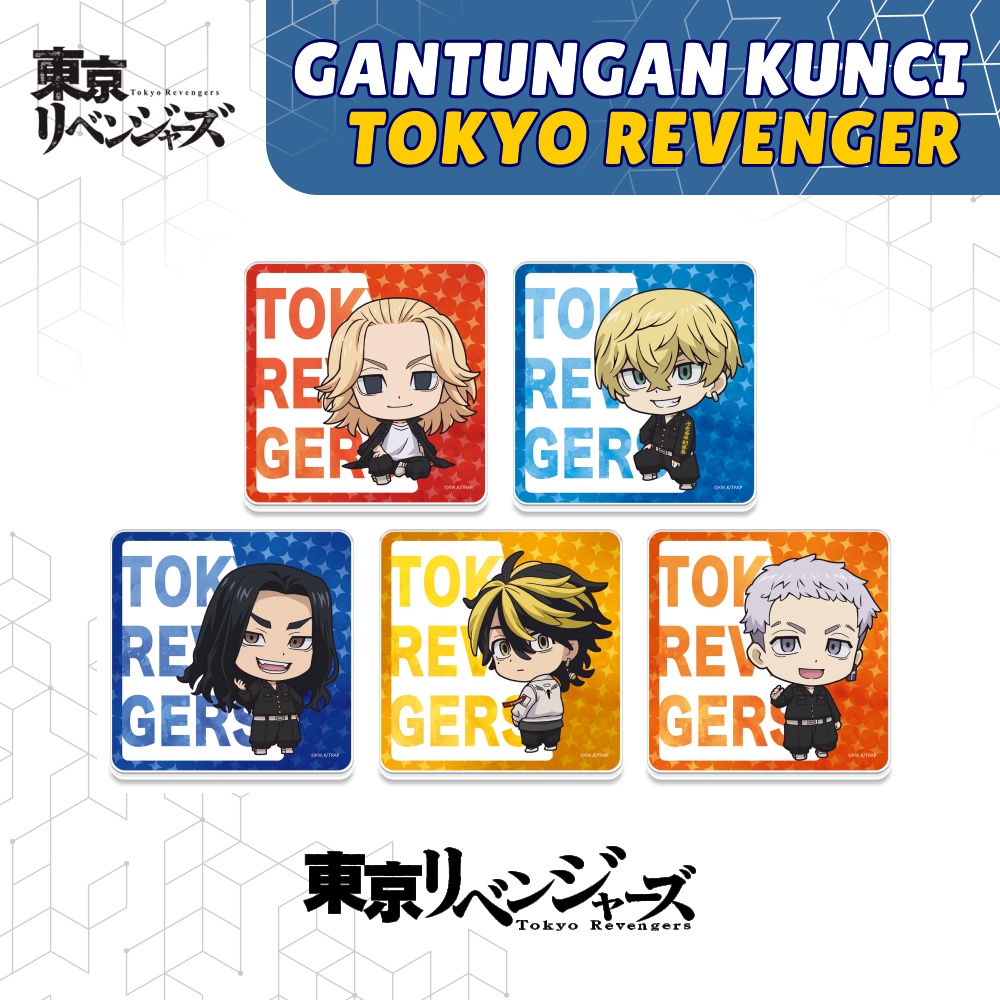 GANCI TOKYO RAVENGER CHIBI Keychain Anime TR Gantungan Kunci Mikey  Manjiro Sano Chifuyu Matsuno Kazutora Hanemiya Keisuke Baji Takahashi Mitsuya