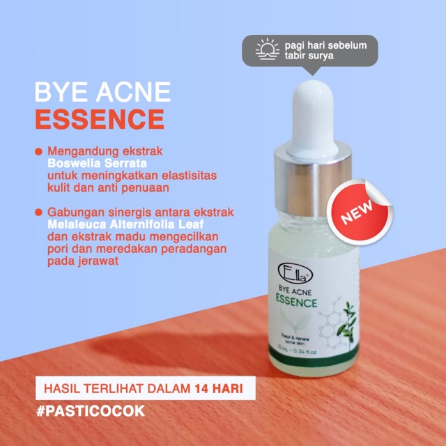 (BISA COD) Serum Bye acne Essence Ella skin care