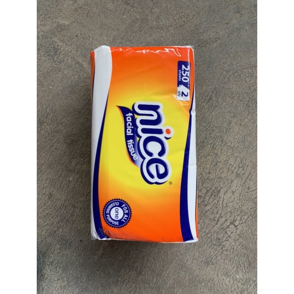 Nice tissue wajah / Tisu nice 250 sheet 2 ply / Tissue Nice /  nice facial tiseue / Tisu murah