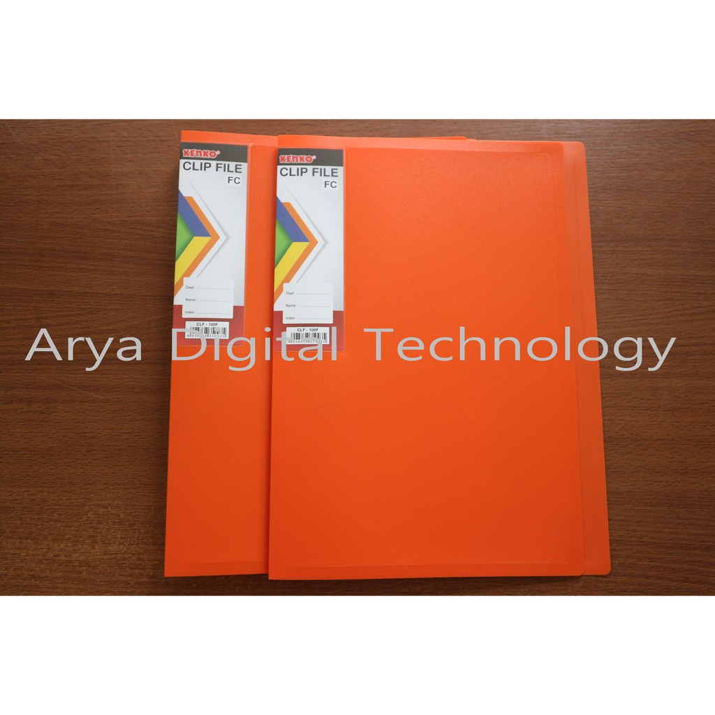 

Map Clip File CLF 100F Kenko Folio FC Oranye Bertulang Jepit MurahBagus Original