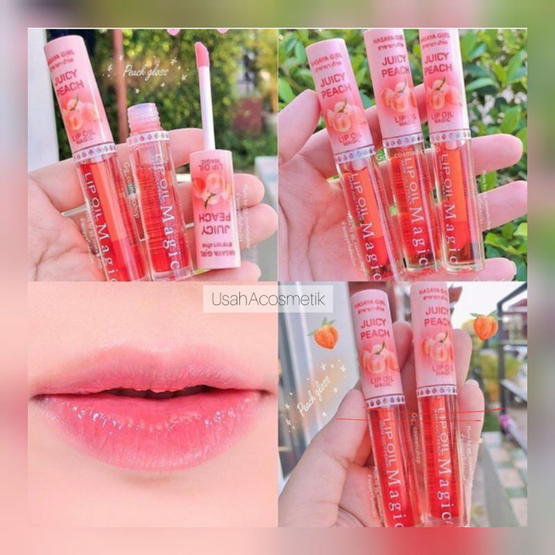 PROMO LIP OIL MAGIC VITAMIN PINK BIBIR HASAYA GIRL JUICY H6072