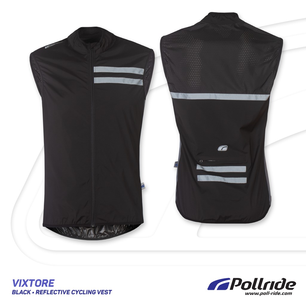 Rompi Sepeda | Rompi Gowes | Rompi Olahraga Merk POLLRIDE VIXTORE black
