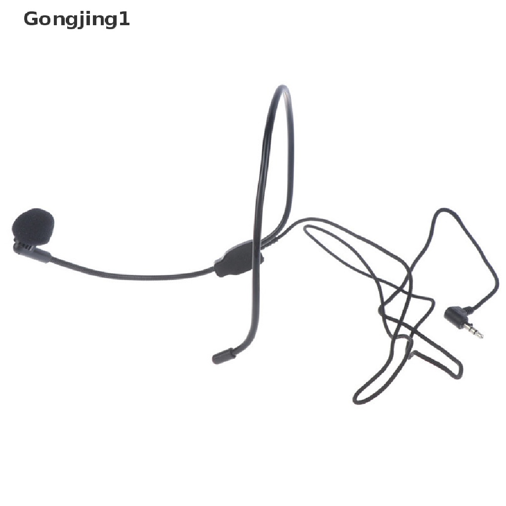 Gongjing1 headset mic Kabel Jack 3.5mm Untuk Pidato