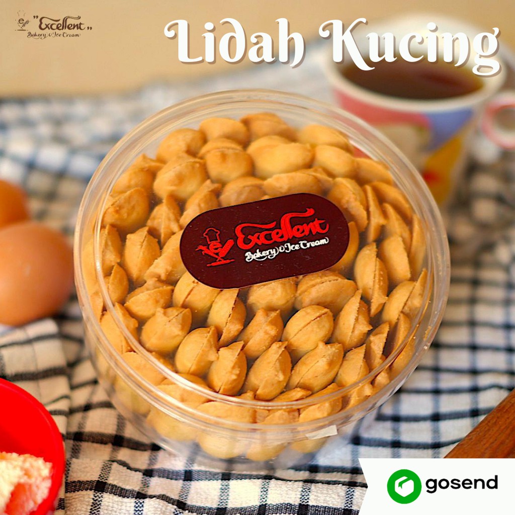 

ROTI / KUE KERING - LIDAH KUCING - EXCELLENT BAKERY & ICE CREAM