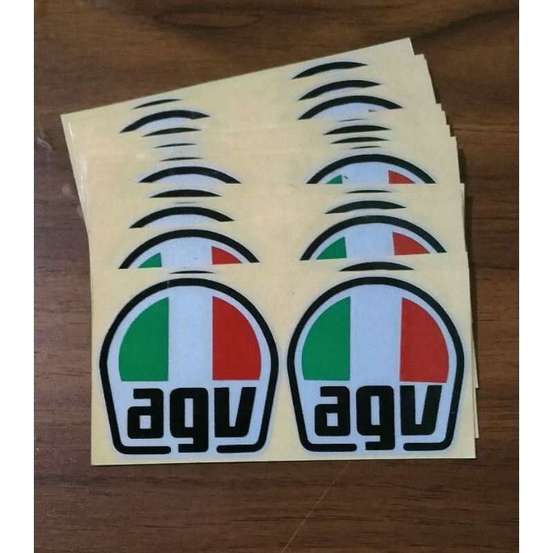 STICKER AGV HELM MOTOR