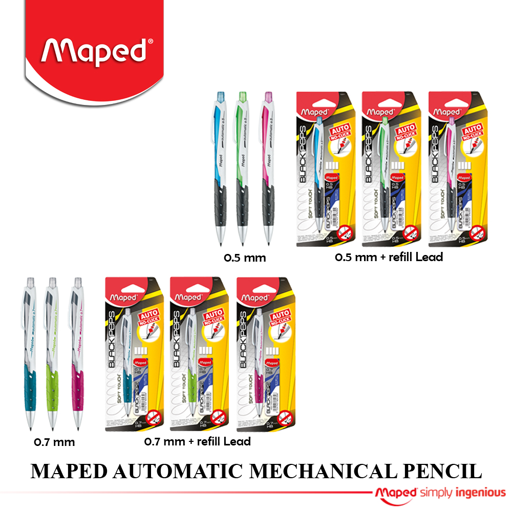 

Maped Black Peps Automatic Mechanical Pencil