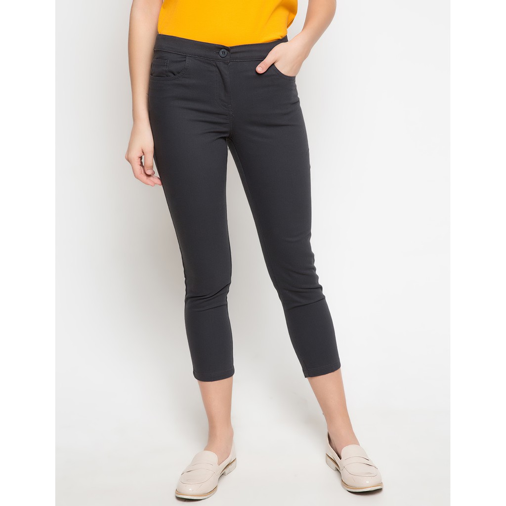 Matahari Connexion Celana Panjang Ankle Elastic Waist Matahari Connexion Celana Panjang Ankle Elastic Waist