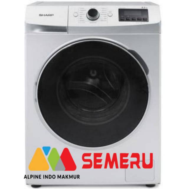 SHARP Mesin Cuci Front Loading 7 Kg / ES-FL1073 W (KHUSUS MAKASSAR)