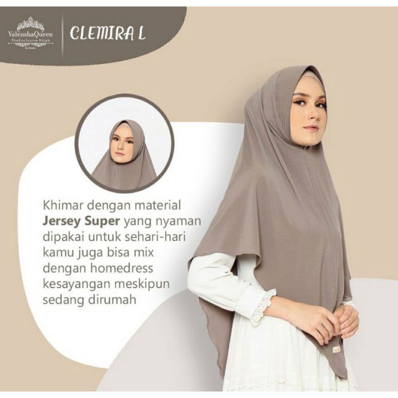KHIMAR JERSEY JUMBO V KHIMAR SYARI SIZE L VALENSHAQUEEN VALENSHA QUEEN GROSIRJILBAB-7