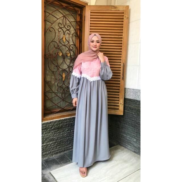 Gamis clarissa dress murah
