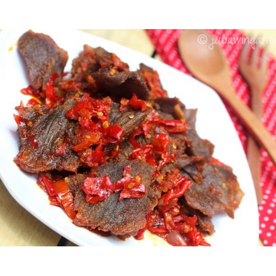 

Dendeng Lambok Batoko' Cabe MERAH - MAMAKE