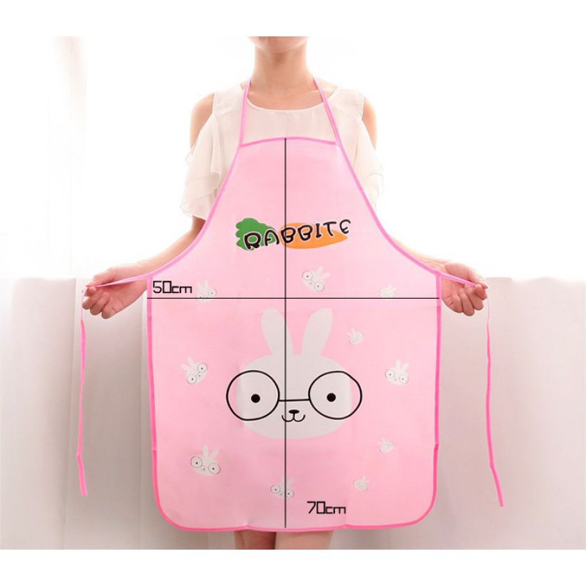 INFY - Celemek Dapur Karakter Kartun Lucu Anti Air Water and Oil Proof Apron R003 Fashion Import