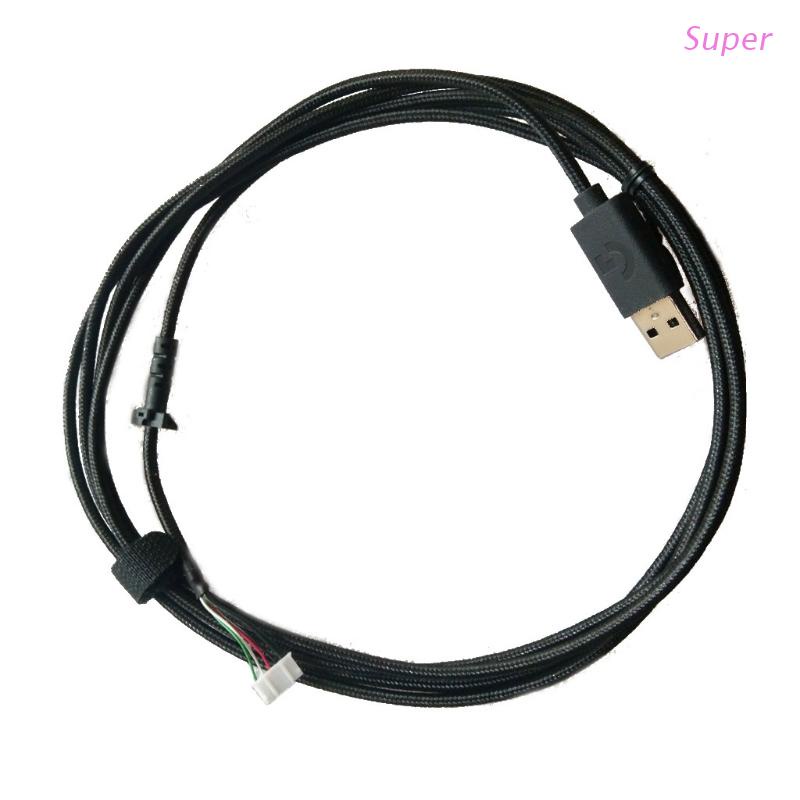 super replacement durable nylon braided usb mouse cable mouse lines for for logitech g403 hero wired