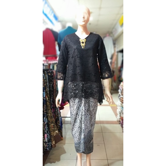 Kebaya Modern Atasan Brukat Hitam dan Lainnya