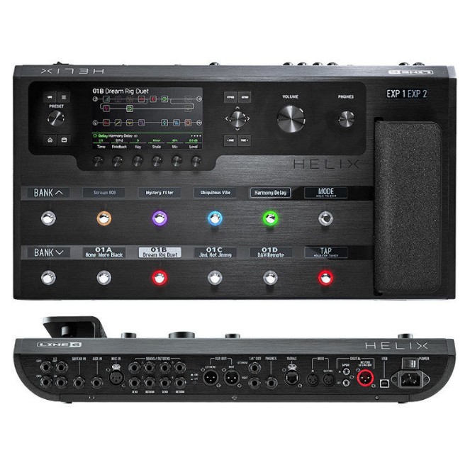 Efek Gitar Line 6 Helix Floor / Multi Effect Helix Floor / HelixFloor