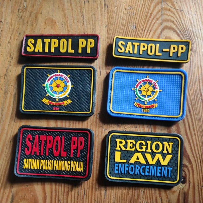 Patch Rubber logo Satpol PP