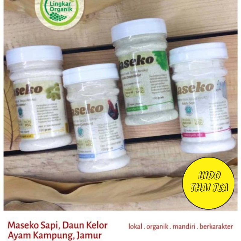 

MASEKO KALDU LINGKAR ORGANIK TANPA MSG KALDU SEHAT KALDU MPASI 100gr Botol Halal