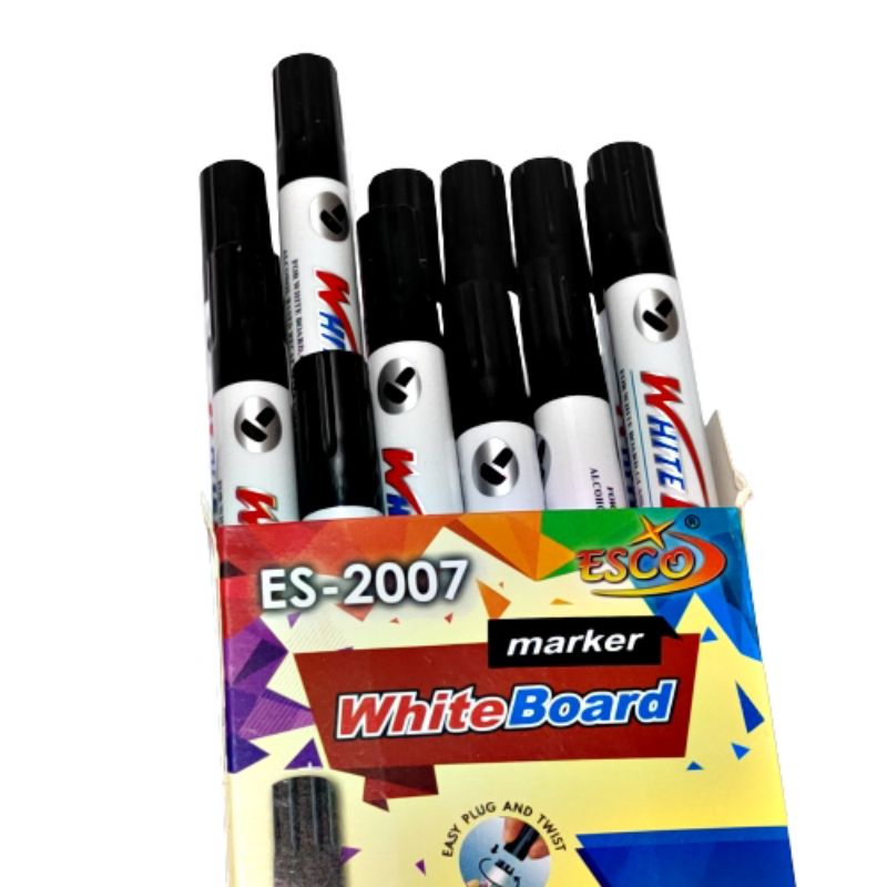 [ERA] Spidol Besar spidol papan tulis Whiteboard marker Esco 12pcs