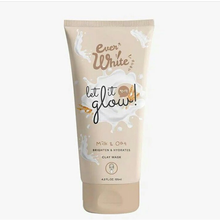 Everwhite clay mask milk & oat