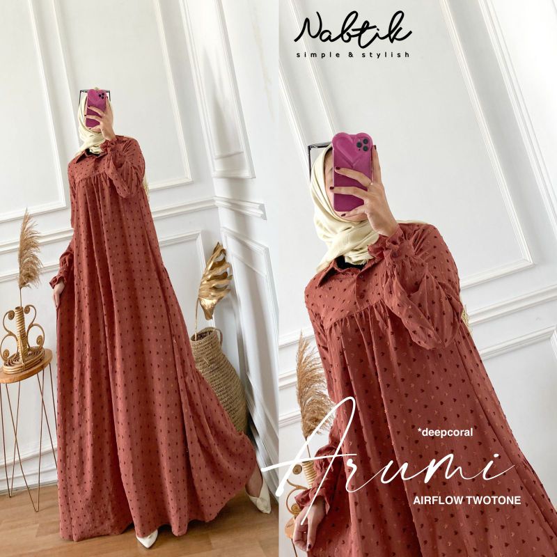 Gamis terbaru  ARUMI ori by nabtik