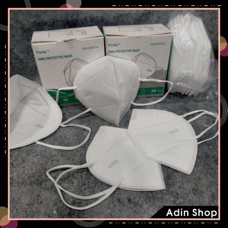 KN95 FICHE 1 BOX ISI 20 (EARLOOP DAN HIJAB)