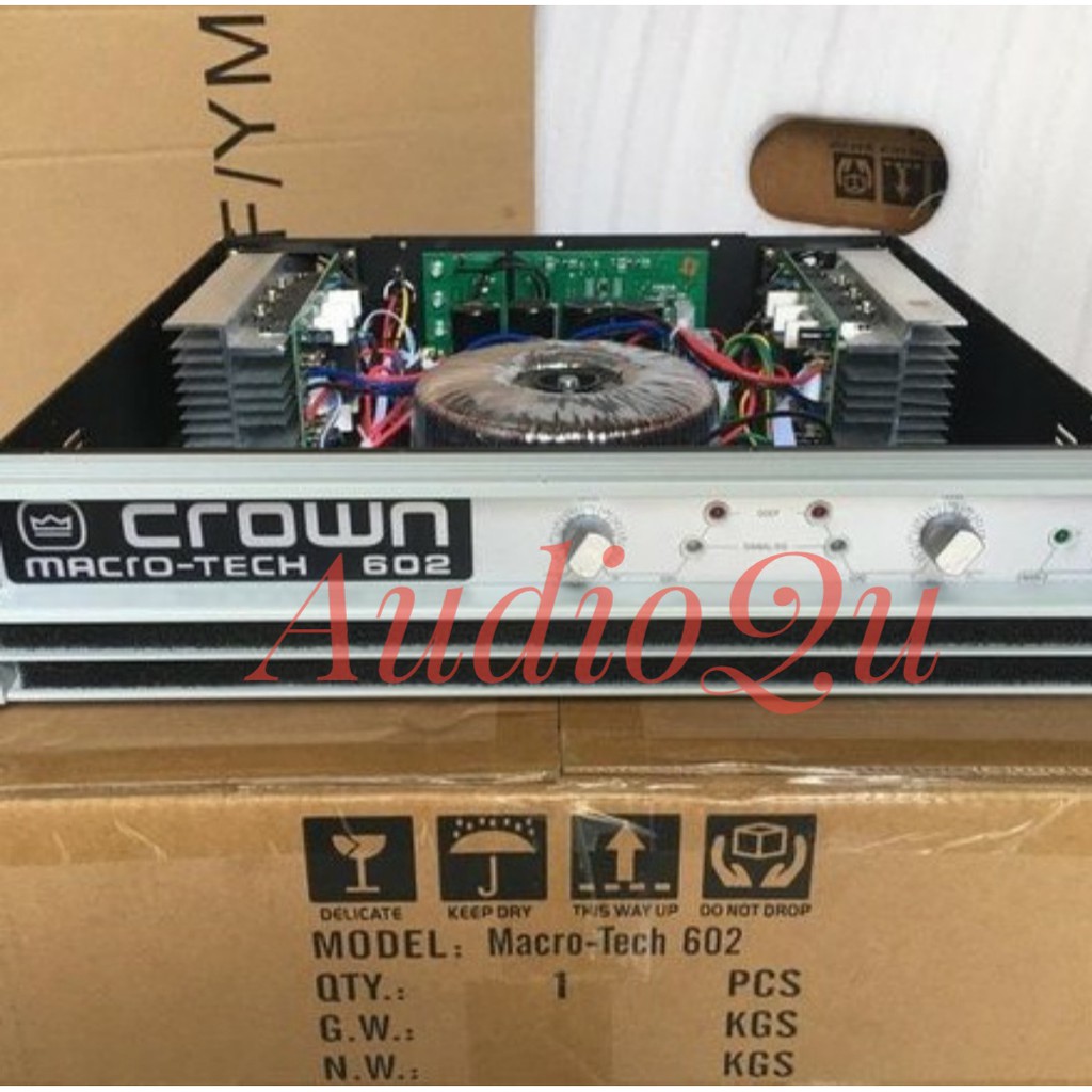 Power Amplifier Crown MACRO TECH 602/ MACROTECH 602 Grade A