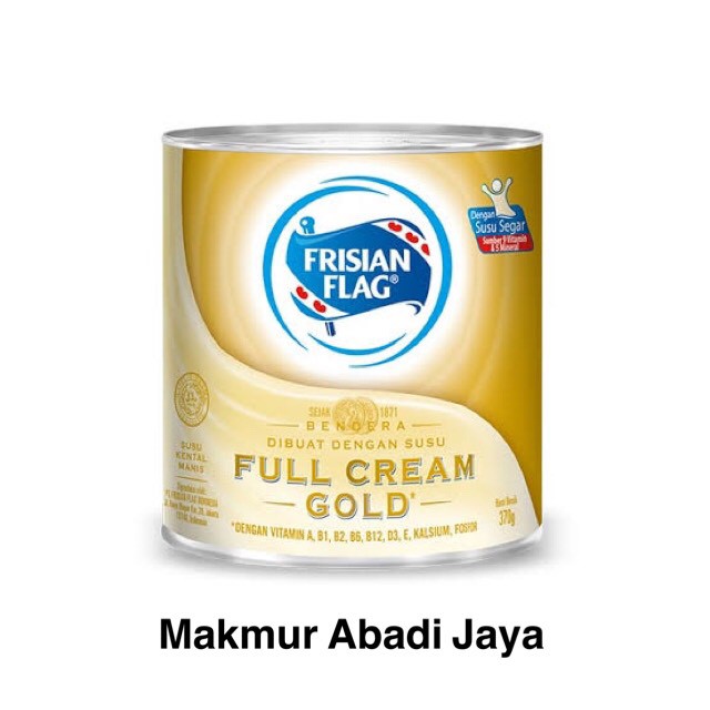 

Frisian Flag Gold 370g / Frisian Flag Full Cream Gold / Susu Kental Manis Putih / SKM Gold / FF Gold