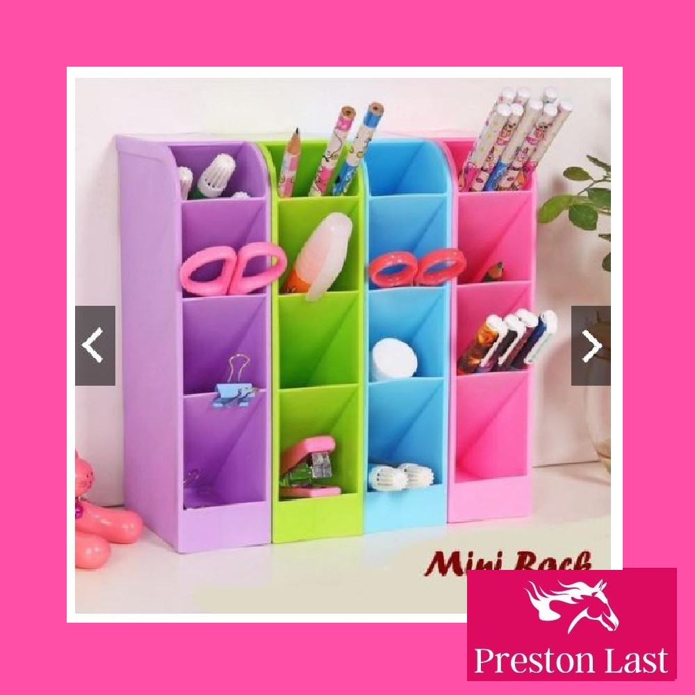  Rak  Mini Organizer Keranjang Meja Sekat Kosmetik Storage 