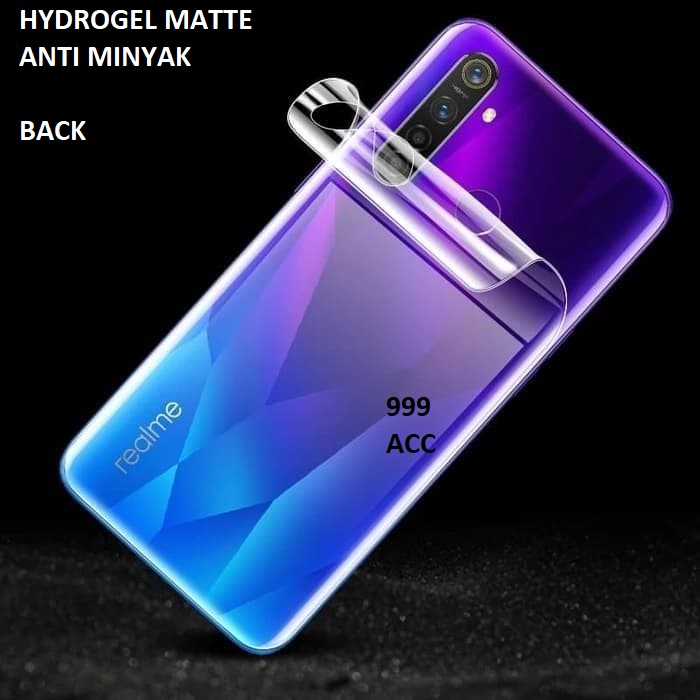 REALME C55 C55 NFC 6 6 PRO REALME 5 5i 5 PRO ANTI GORES HYDROGEL MATTE BELAKANG ANTI MINYAK PLASTIK BACK PELINDUNG BELAKANG ANTI JAMUR SKIN GARSKIN GLARE PLASTIC