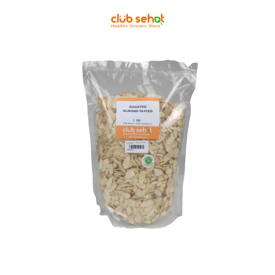 

Club Sehat - Roasted Almond Sliced 1kg