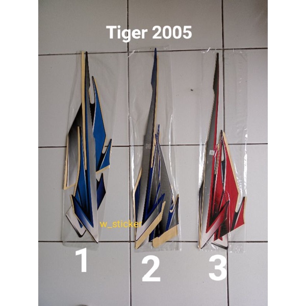 Striping Stiker Honda Tiger CW 2004 2005