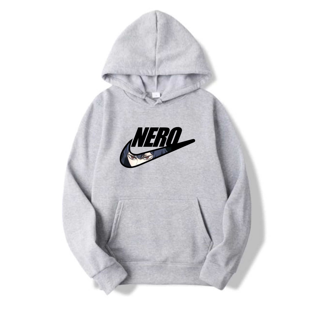 NERO Jumper Hoodie II NERO Sweater Hoodie II Sweter Oblong Topi SIZE M - XL ( Pria &amp; Wanita / Anak &amp; Dewasa )