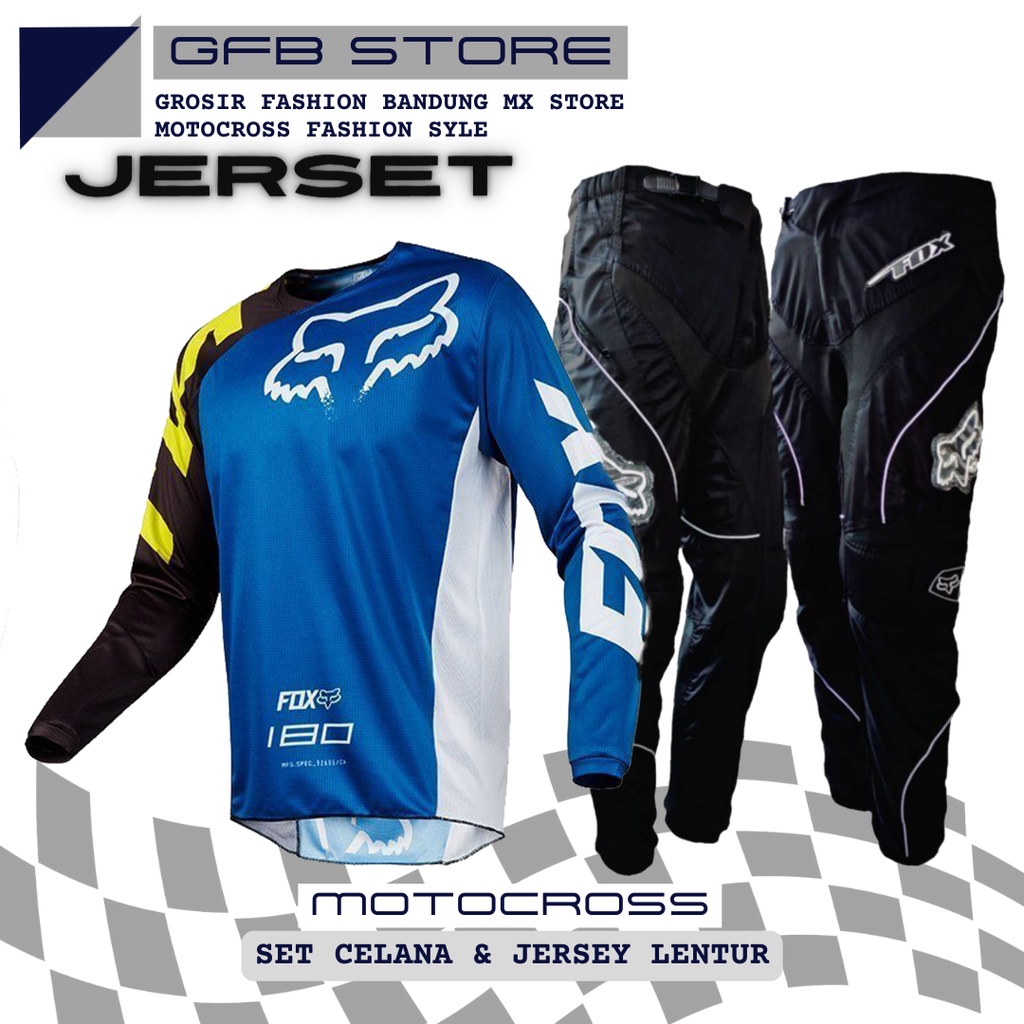 Jersey set pants motocross trail